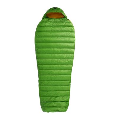 AEGISMAX LETO 7 Degree 700FP Ultra Dry Goose Down Sleeping Bag Ultralight Down Sleeping Bag for Camping and Backpacking for Men & Women (Green, Lengthen)