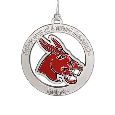 Fan Frenzy Gifts University of Central Missouri Mules Ornament