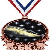 5K Medals, 3" Running Medals, Great 5K Running Medal Awards Bronze 50 Pack Prime