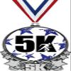 5K Medals, 3" Runner 5K Blue Stars Medal, Great 5K Running Medal Awards Silver 100 Pack Prime view 1