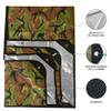 Arcturus Insulated Tarp, Reusable Heavy Duty Thermal Survival Blanket  60x82in, Reflects 90% Body Heat, Waterproof, Windproof, 3-Layer Design, Reinforced Grommets, Woodland Camo view 2
