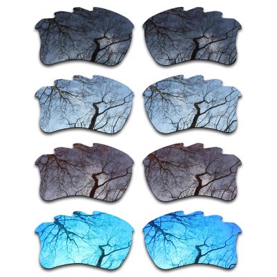 ToughAsNails Set of 4 Polarized Replacement Lenses for Oakley Flak Jacket XLJ Vented Pack-BSBI1