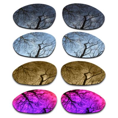 Set of 4 Polarized Replacement Lenses for Oakley Minute 2.0 Pack-BSBM3