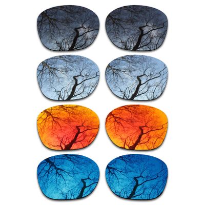 Set of 4 Polarized Replacement Lenses for Oakley Garage Rock Pack-BSFM4