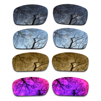 Set of 4 Polarized Replacement Lenses for Oakley X Squared Pack-BSBM3