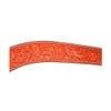 Circle Y 2" Wide Contoured Classic Floral Breast Collar for Horse, Regular Oil view 3
