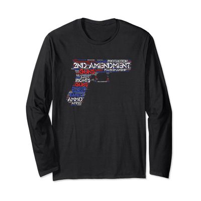 2nd Amendment Gun Long Sleeve Shirt