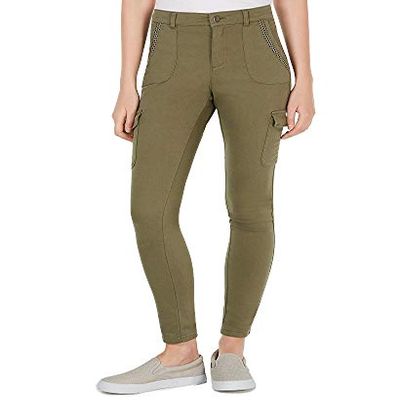 American Rag Juniors Structured Cargo Pants Dusty Olive 15
