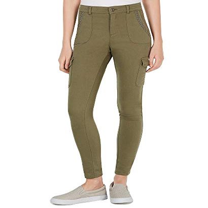 American Rag Juniors Structured Cargo Pants Dusty Olive 15