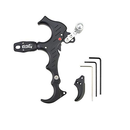 Ace Hunter Archery Bow Release Aids 3 or 4 Finger Grip Thumb Caliper Trigger Automatic