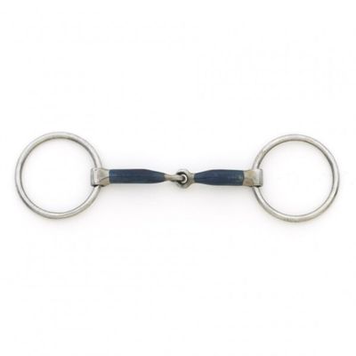 centaur Blue Steel Med Weight Jointed Loose Ring Bit 5.5