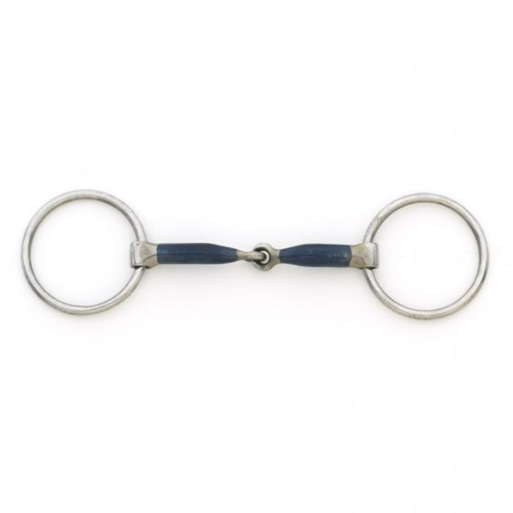 centaur Blue Steel Med Weight Jointed Loose Ring Bit 5.5