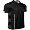 FitsT4 Sports Pro Soccer Referee Jersey Short Sleeve Ref Shirts Black Medium view 3