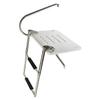 MARINE CITY 2 Step O/B Swim Platform Ladder  Harbor Mate Telescoping Ladder with Electro-Polished Rails & Anti-Slip Footsteps, 304 Stainless Steel, 400 lb Capacity, Ideal for Boats, Ships, Marines view 1