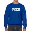 AW01 - FGCU Eagles Basic Block CREW SWEATSHIRT - Small - Royal view 2