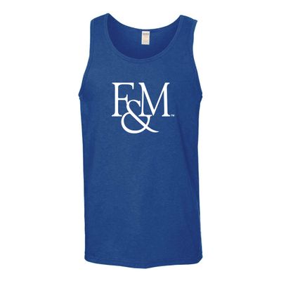 UGP Campus Apparel AT02 - Franklin & Marshall Diplomats Primary Logo Tank TOP - Medium - Royal