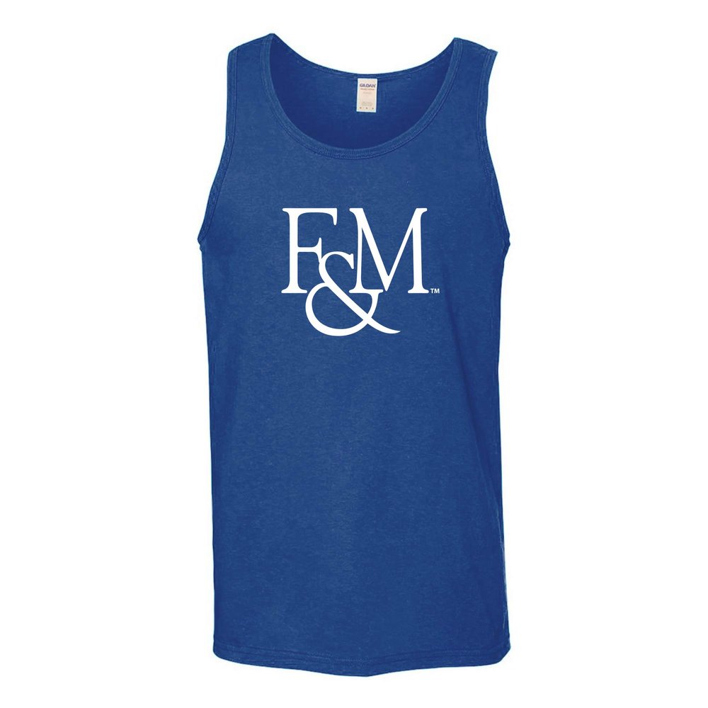 UGP Campus Apparel AT02 - Franklin & Marshall Diplomats Primary Logo Tank TOP - Medium - Royal