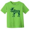 Great Outdoors Water-Based Screen Toddler T-Shirt - Lime/Green Ink - 3T view 1