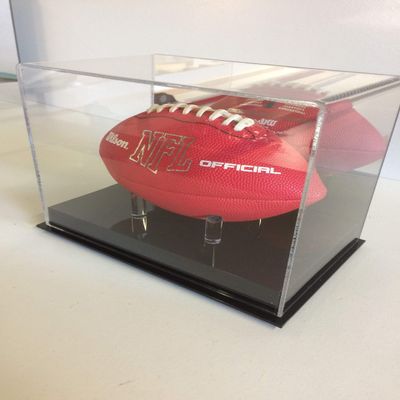 Mini Football Mirror Back with Solid Black Base