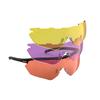 Randolph Eyewear Phantom 2.0 Shooting Glasses for Men or Women  Interchangeable 3-Lens Protective Eyewear Shooting Glasses Set, Sports Sunglasses (Matte Black Frame/Med Yellow) view 1