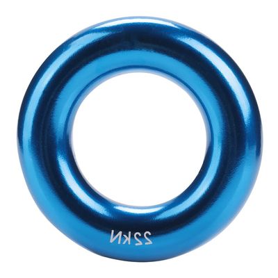 Alomejor Large O Ring for Climbing Mountaineering Tension Round Rappel Aluminum Ring (Blue)