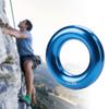 Alomejor Large O Ring for Climbing Mountaineering Tension Round Rappel Aluminum Ring (Blue) view 3
