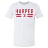 500 LEVEL Bryce Harper Philadelphia Font Shirt (White, XX-Large) view 1