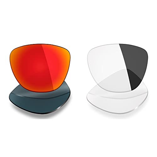 Mryok 2 Pair Polarized Replacement Lenses for Oakley Frogskins Sunglass - Options