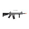 Lancer Tactical Gen 2 EVO AEG LT-12 AEG Aerosoft Gun, Gray with High FPS view 1