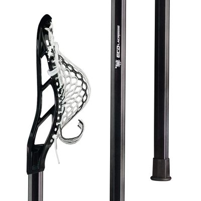 ECD Lacrosse Elite Setup - Bravo1 Black - HeroMesh SS Black Striker - Bravo1 30" Black