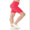Leggings Depot Women's Buttery Soft Fashion Biker Shorts Athletic Shorts for Yoga, Fuchsia, Medium view 1