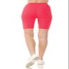 Leggings Depot Women's Buttery Soft Fashion Biker Shorts Athletic Shorts for Yoga, Fuchsia, Medium view 3