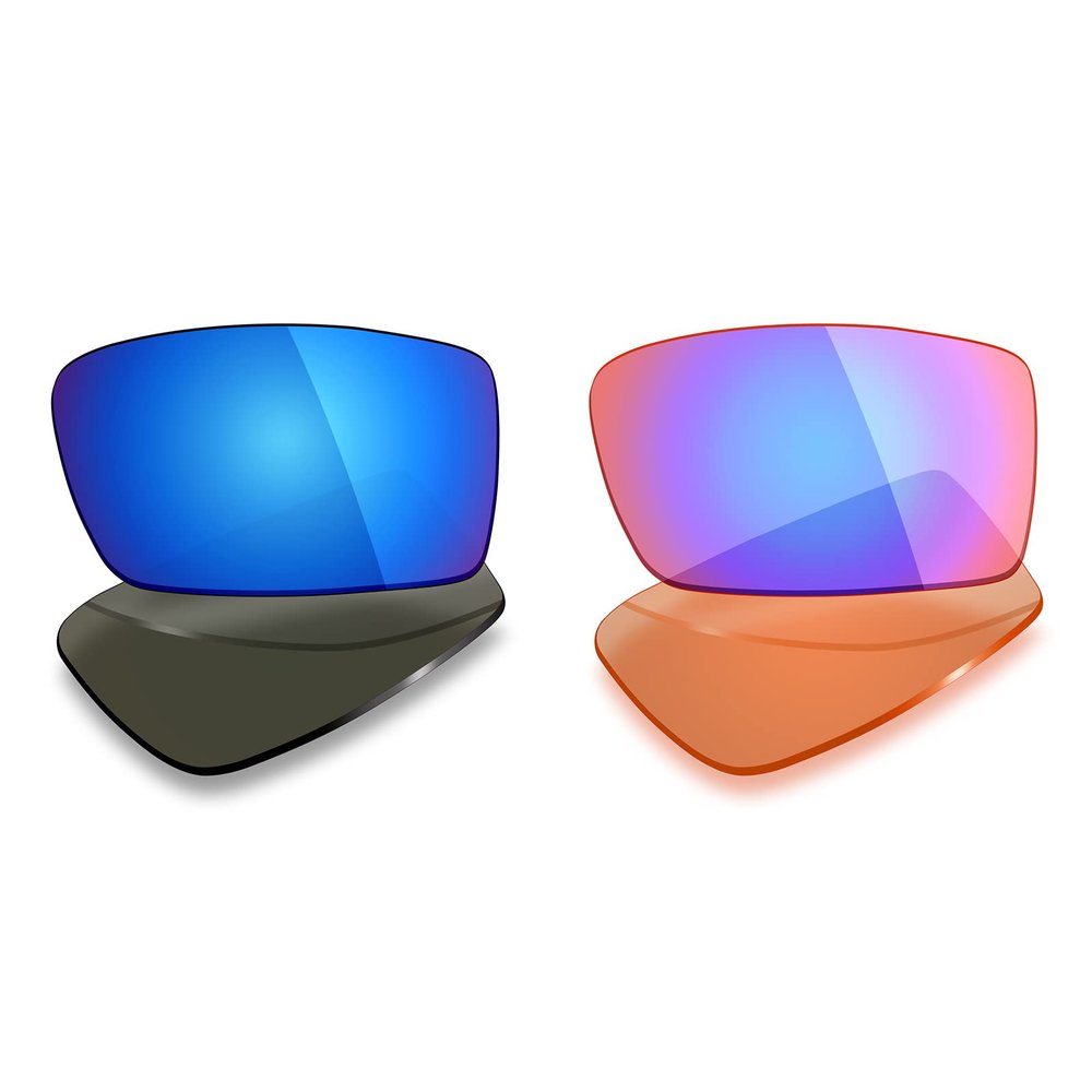 Mryok 2 Pair Polarized Replacement Lenses for Oakley Gascan Sunglass - Options