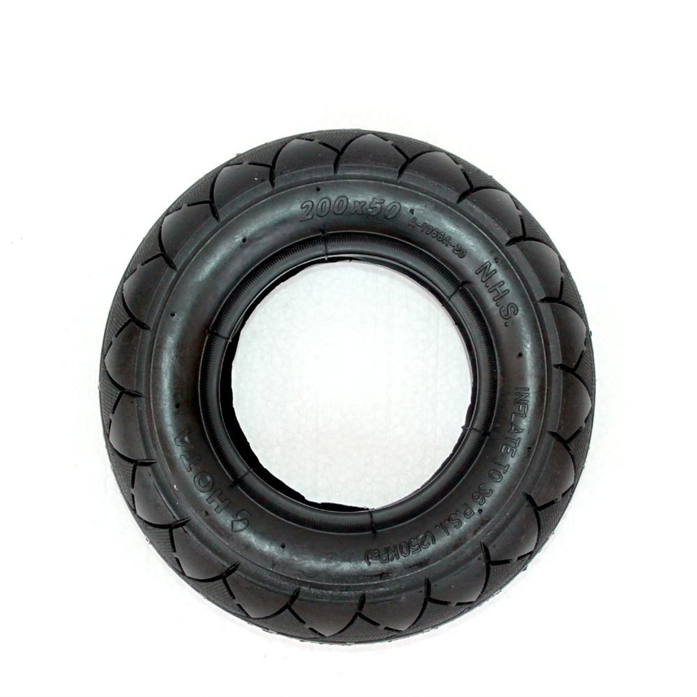 L-Faster 8 Inch Pneumatic Wheel with Expansion Brake for Electric Scooter - Aluminium, 200x50mm (Outer Tire)