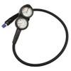 SEAC Unisex's Console 3 Pressure, Depth Gauge and Compass for Scuba Diving, Scale 0-70 mt and 0-400 bar, Black, Standard view 2
