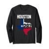 Houston Area Code 281 T-Shirt Long Sleeve Texas Vacation view 1