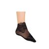 Long-Perfect Ultrathin Lace Socks Cotton Bottom Transparent Elastic Short Socks,Mesh Ankle Socks (Black-4 pairs) view 1