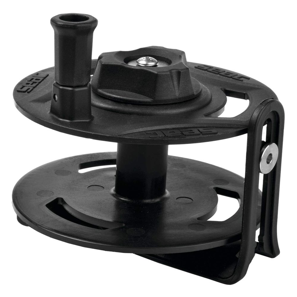 SEAC Reel for Blue Gun, Thunder, X-Fire, Ocean, Combat, Ghost and Bolt Series Sling Guns for Spearfishing, 98.4ft, Black