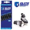 Elite Black/White Non-Waxed Laces 84" view 2