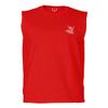 0153. Good Vibe Society Bones Hand Shaka Cool Vintage Graphic Men's Muscle Tank Sleeveles t Shirt (Red X Large) view 2