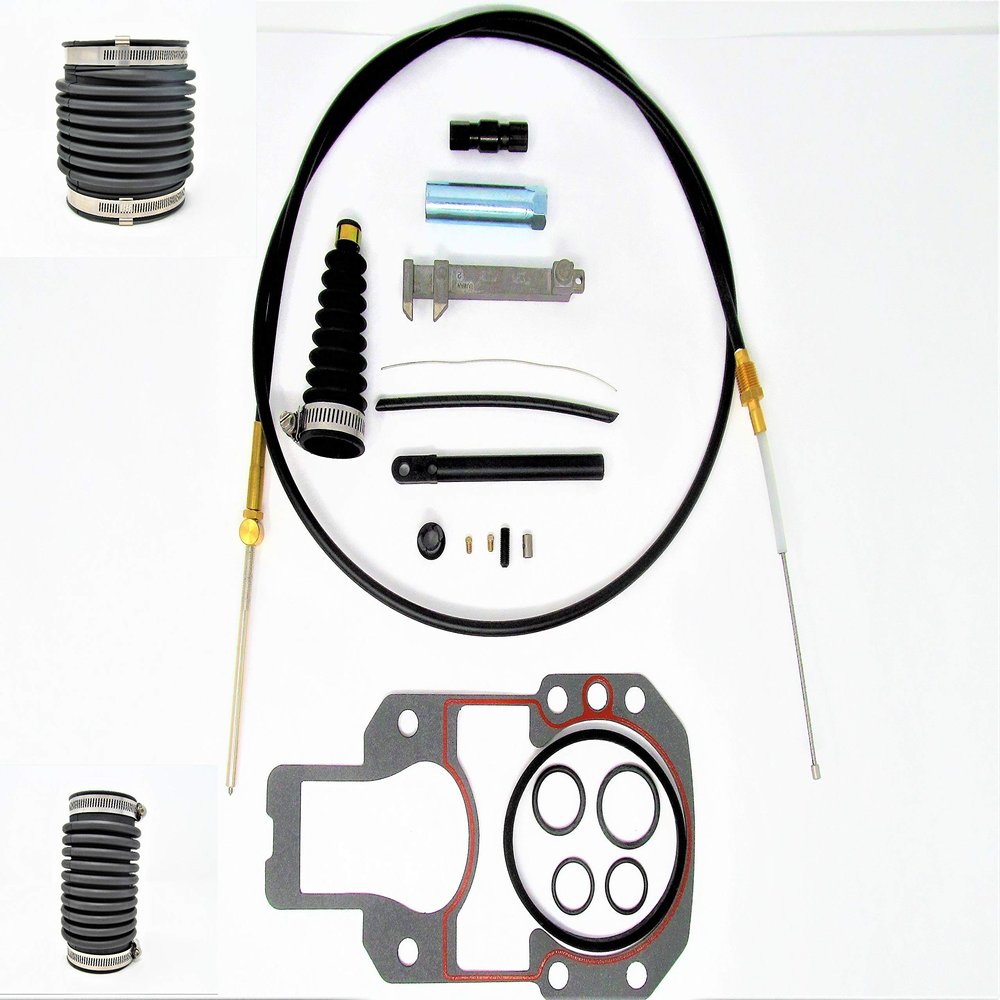 Marine Parts House Mercruiser Alpha One Shift Cable Kit W/Tools & Bellows 21451 18-2190 865436A02