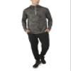 Russel Exclusive Men's Camo Jacquard Quarter Zip Hoodie (Grey Camo, X-Large XL, 46-48) view 4