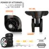 GH8 (DL-W170#) Mute Connected Spinner Wheels for Replacement Luggage Wheels Wear Silent Draw bar Box DIY (4 pcs/Set) view 3