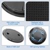 Amarine Made 2 Pack of 6 in Boat Round Non Slip Inspection Hatch,Detachable Cover and Pre-drilled Holes in Deck Plate Easily to Install (6" Black) view 4