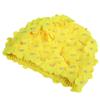 Fashion Flower Swim Cap for Women, Floral Petal Butterfly Pattern Retro Style Bathing Caps Handmade Floral Cap Keep Long Hair Dry view 1
