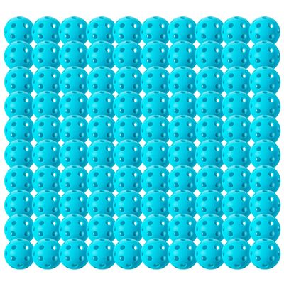 Franklin Sports X-26 Pickleballs - Indoor - 100 Pack - USAPA Approved - Blue