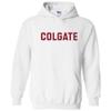 AH01 - Colgate University Raiders Basic Block HOODIE - Medium - White view 1