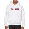 AH01 - Colgate University Raiders Basic Block HOODIE - Medium - White view 4