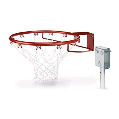 The ZONE POWRBase Multi-Purpose Target Mat, Volleyball & Net Ball System (Net Ball Hoop w/Attachment)