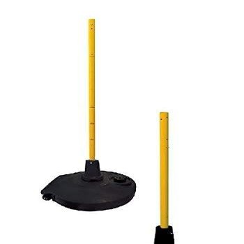 The ZONE POWRBase Multi-Purpose Target Mat, Volleyball & Net Ball System (Adjustable Short Post 41- 66H)